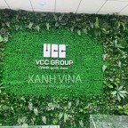 thi công tường cây giả Vcc Group